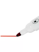 Táblamarker, kúpos hegyű, 2 mm, 10 db, NOBO "Glide", piros (VN5266)