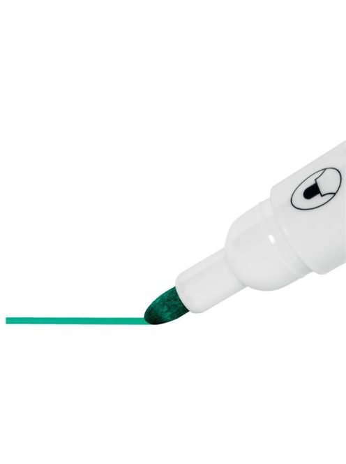 Táblamarker, kúpos hegyű, 2 mm, 10 db, NOBO "Glide", zöld (VN5267)