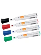 Táblamarker, kúpos hegyű, 2 mm, 10 db, NOBO "Glide", vegyes (VN5268)
