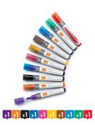 Táblamarker, folyékonytintás, kúpos, 1-3 mm, NOBO, vegyes színek (VN5381)