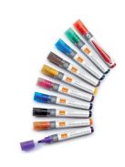 Táblamarker, folyékonytintás, kúpos, 1-3 mm, NOBO, vegyes színek (VN5381)