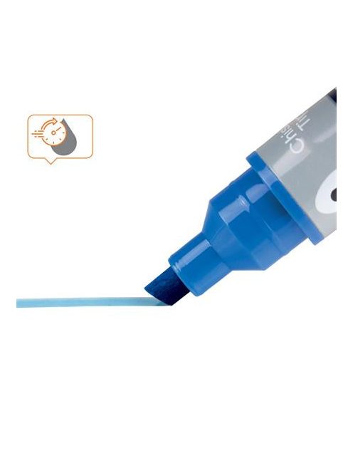 Táblamarker, vágott hegyű, 4 mm, NOBO, kék (VN5383)