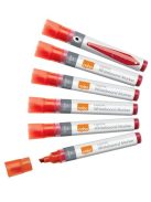 Táblamarker, vágott hegyű, 4 mm, NOBO, piros (VN5384)