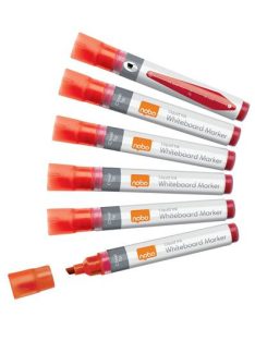 Táblamarker, vágott hegyű, 4 mm, NOBO, piros (VN5384)