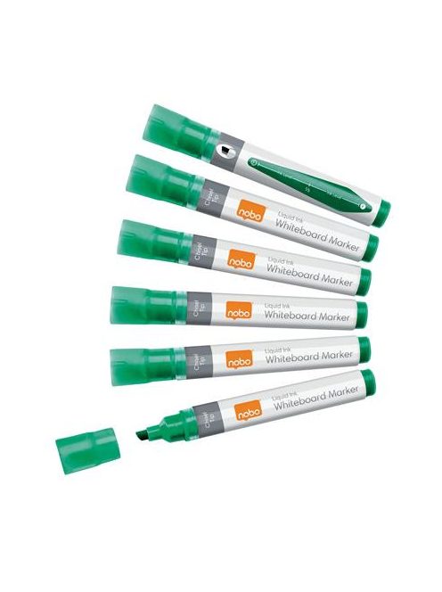 Táblamarker, vágott hegyű, 4 mm, NOBO, zöld (VN5385)