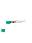 Táblamarker, vágott hegyű, 4 mm, NOBO, zöld (VN5385)