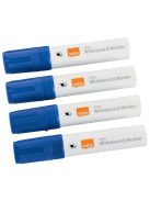 Táblamarker, vágott hegyű, 10 mm, NOBO "Glide", kék (VN5389)