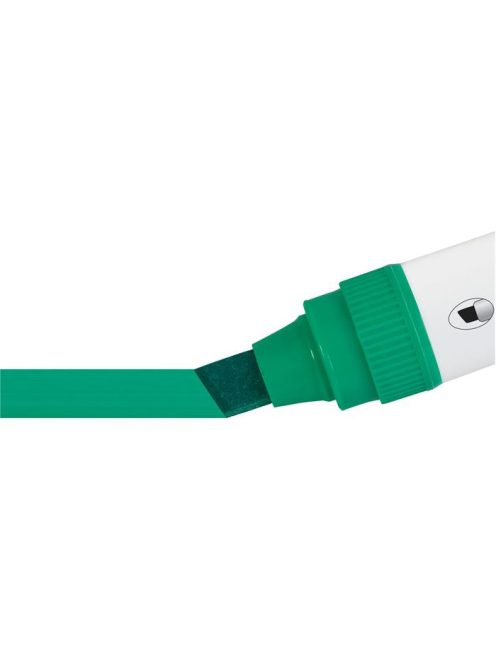 Táblamarker, vágott hegyű, 10 mm, NOBO "Glide", zöld (VN5391)