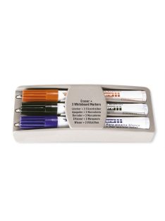   Táblatörlő, 3 markerrel, 17x7x3 cm (VVBAA0106) (VVBAA0106)