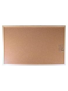   Parafatábla, kétoldalas, 60x90 cm, fa keret, VICTORIA (VVI35) (VVI35)