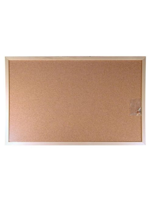 Parafatábla, kétoldalas, 60x90 cm, fa keret, VICTORIA (VVI35) (VVI35)